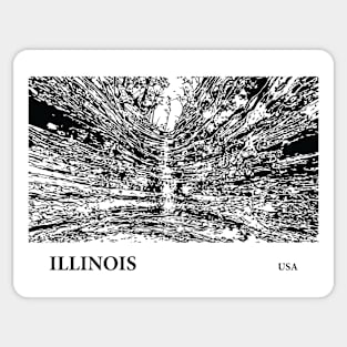 Illinois USA Sticker